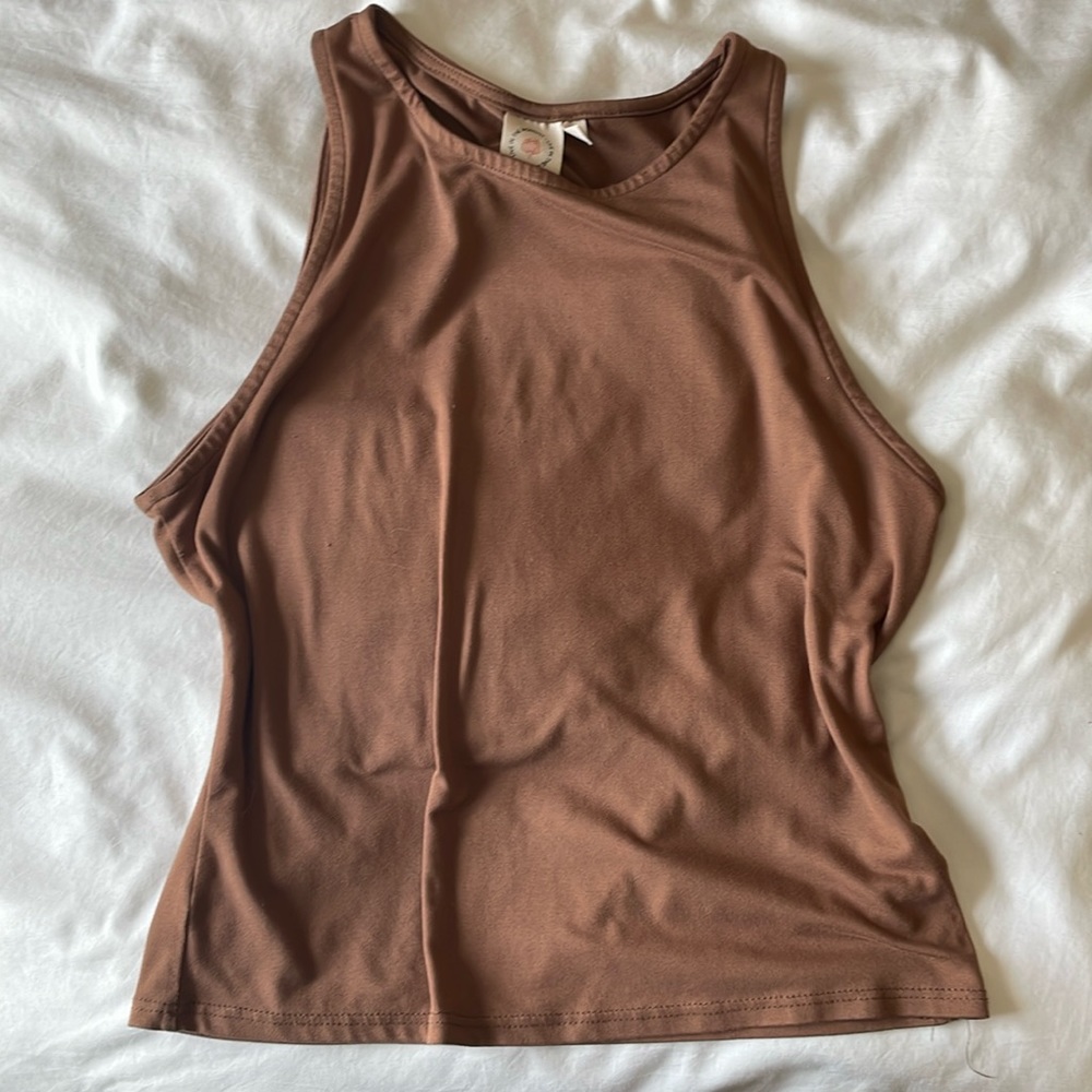 brown women’s tank top